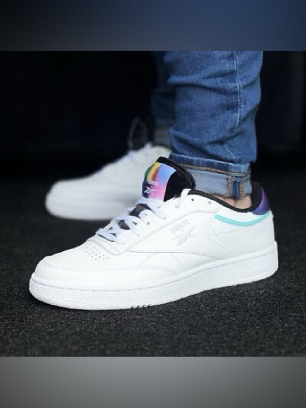 Reebok Club C Serati Unisex Shoe Athletic Sneakers White Trainer Size 6M/7.5W
